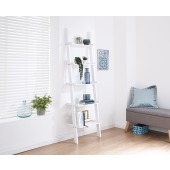 Ladder Style 5 Tier Wall Rack White